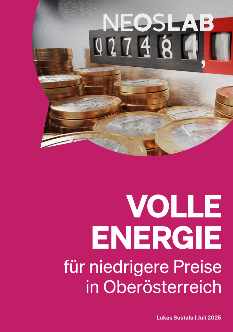 NEOS Lab Cover Broschüre Energie Oberösterreich
