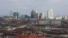 Skyline von Wien, mit Blick auf Bautätigkeit Richtung UNO-City