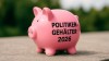 © Made with AI Ein pinkes Sparschwein mit der Aufschrift „Politiker-Gehälter 2026“