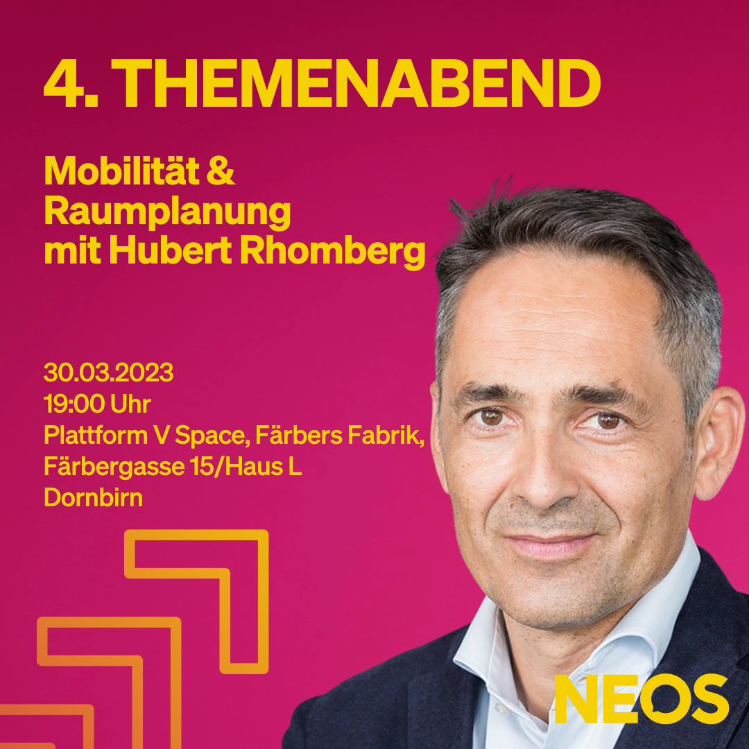 4. Themenabend Hubert Rhomberg