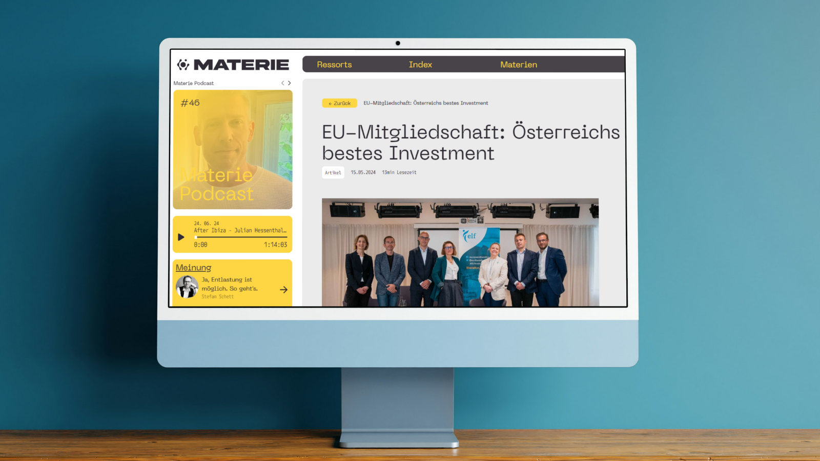 NEOS Lab Teaser - materie - EU-Mitgliedschaft Österreichs bestes Investment-1600x899