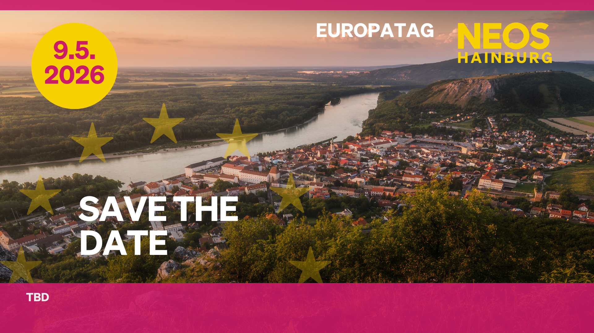 Banner Web Neos Hainburg Event EU Tag 9.5.26-1920x1079