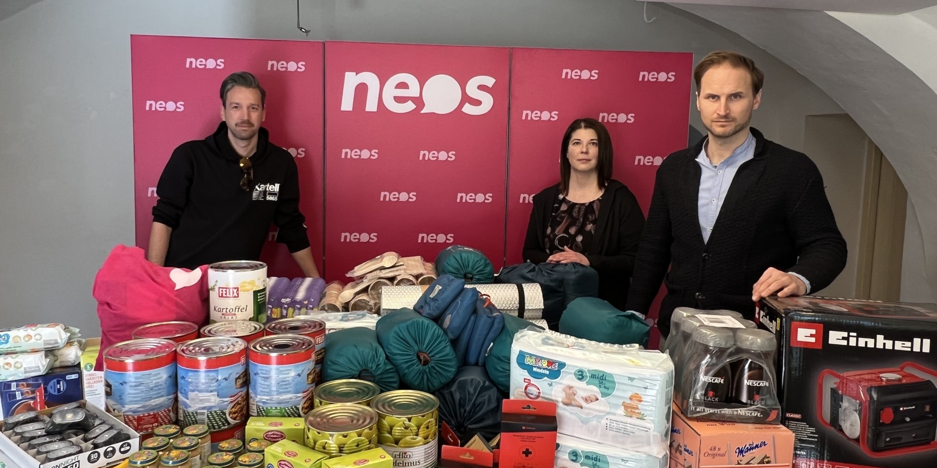 © NEOS Ktn NEOS Klagenfurt - Spende 1