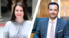 Gerald Loacker & Karin Doppelbauer posen für ein foto