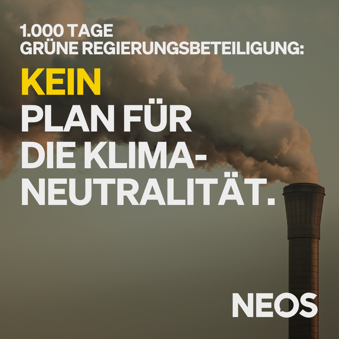 1.000 Tage regiert. Kein Plan für die Klimaneutralität.