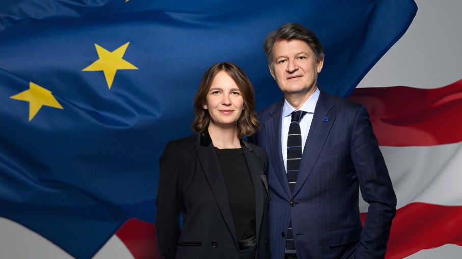Helmut Brandstätter und Anna Stürgkh NEOS
