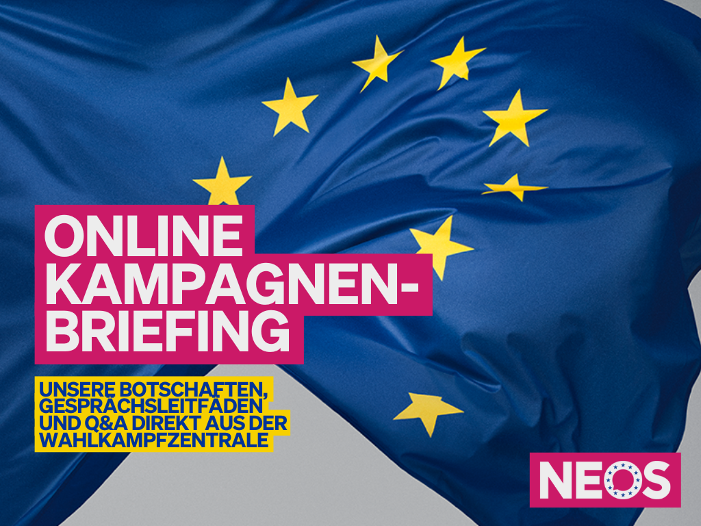 NEOS EU-Kampagne NEOS 2 Go-Header