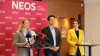 Klausur Pressekonferenz mit Beate Meinl-Reisinger, Indra Collini und Christoph Wiederkehr