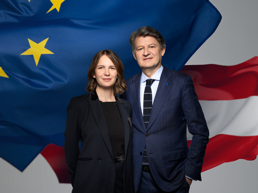 NEOS im Europäischen Parlament mit Helmut Brandstätter und Anna Stürgkh