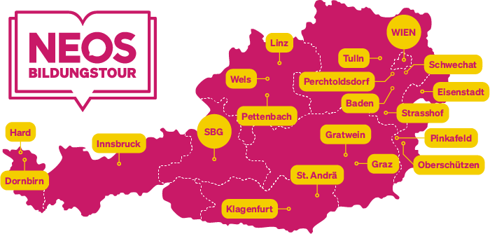 NEOS Bildungstour 23 Map neu