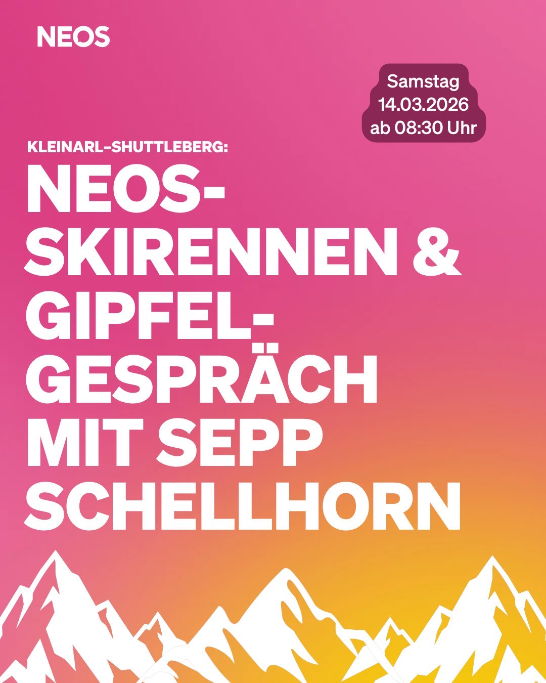 Kopie von 45 Foto + TV Ankünder - Posting Kurzer Text Gradient