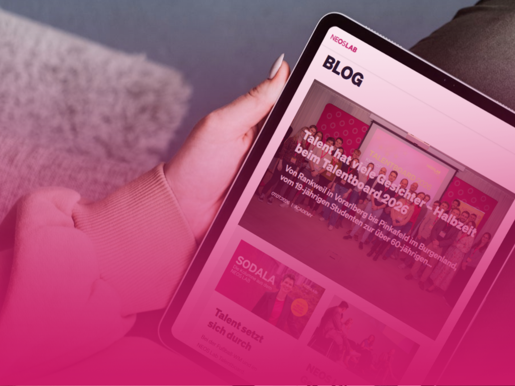 neos lab homepage teaser blog
