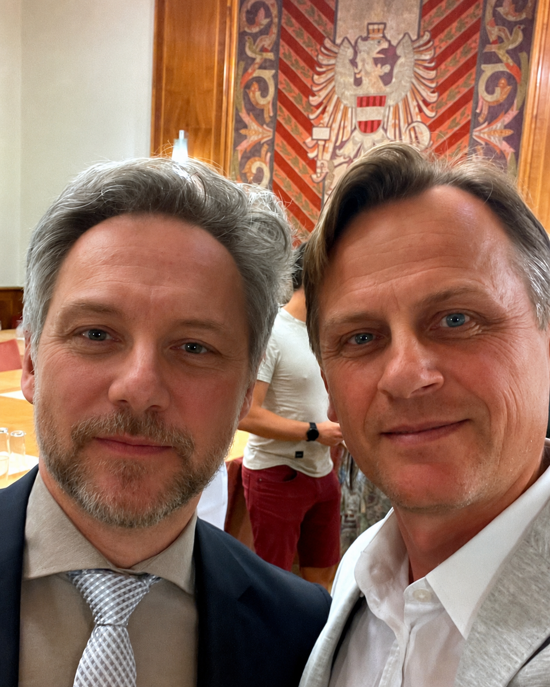 Gemeinderäte Dr. Martin Brenner, Ing. Mag. Attila János