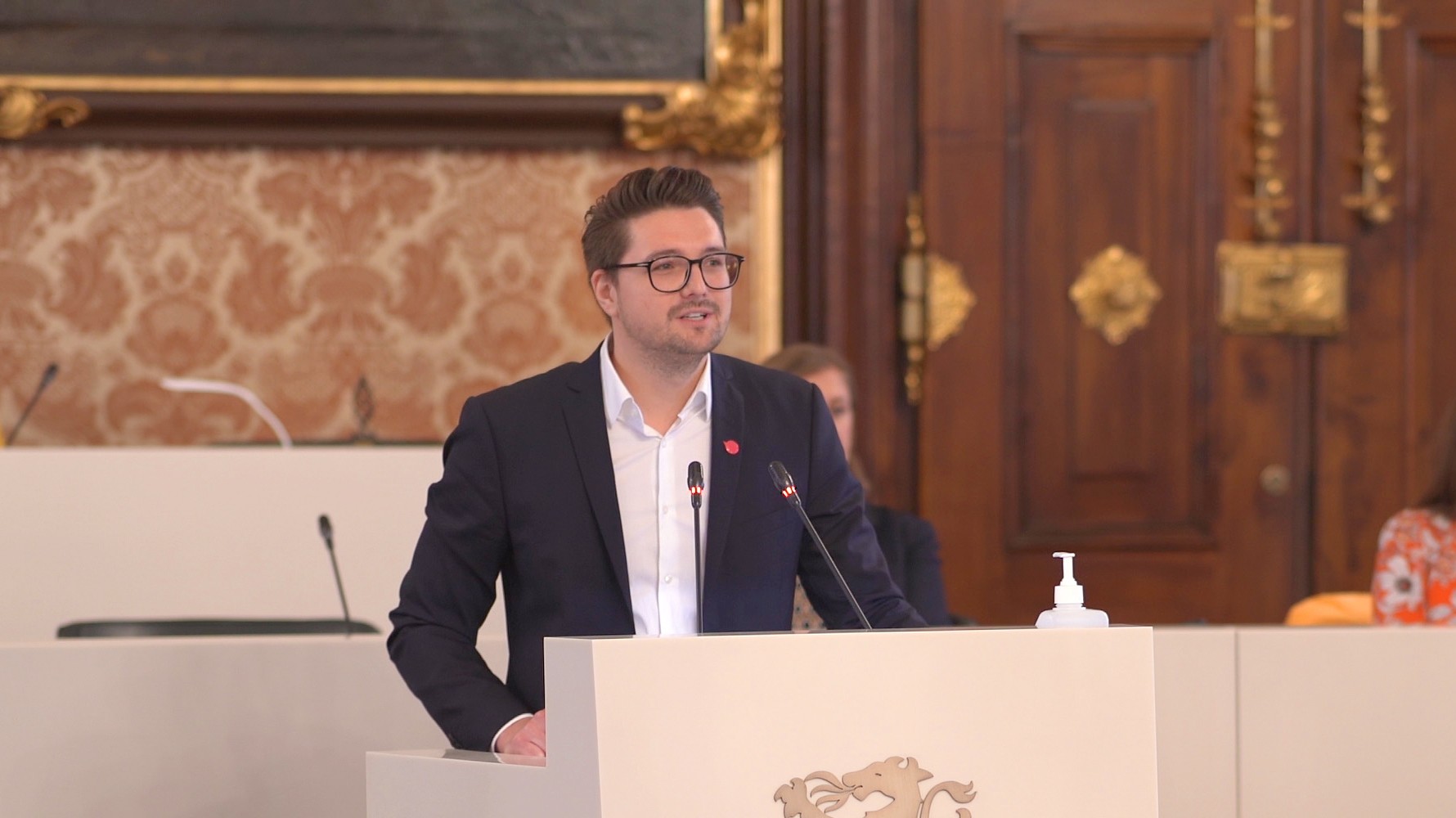 Niko Swatek im Landtag