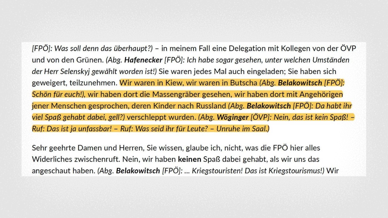 Text auf weißem Hintergrund