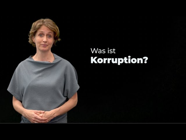 "Was ist Korruption?"