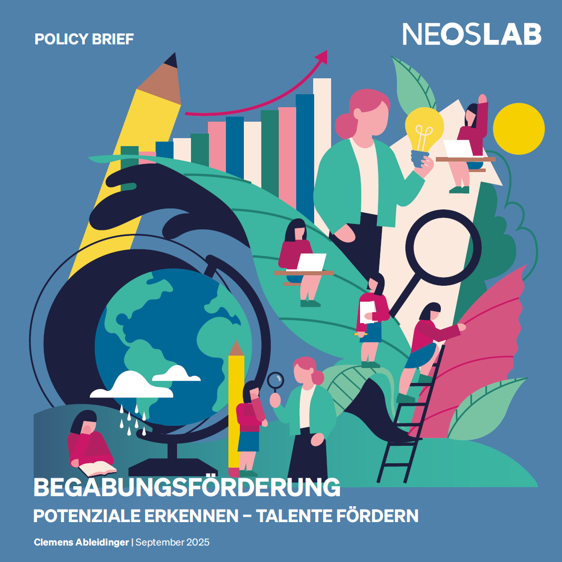 NEOS Lab Cover Policy Brief Publikation Begabungsförderung Hochbegabung
