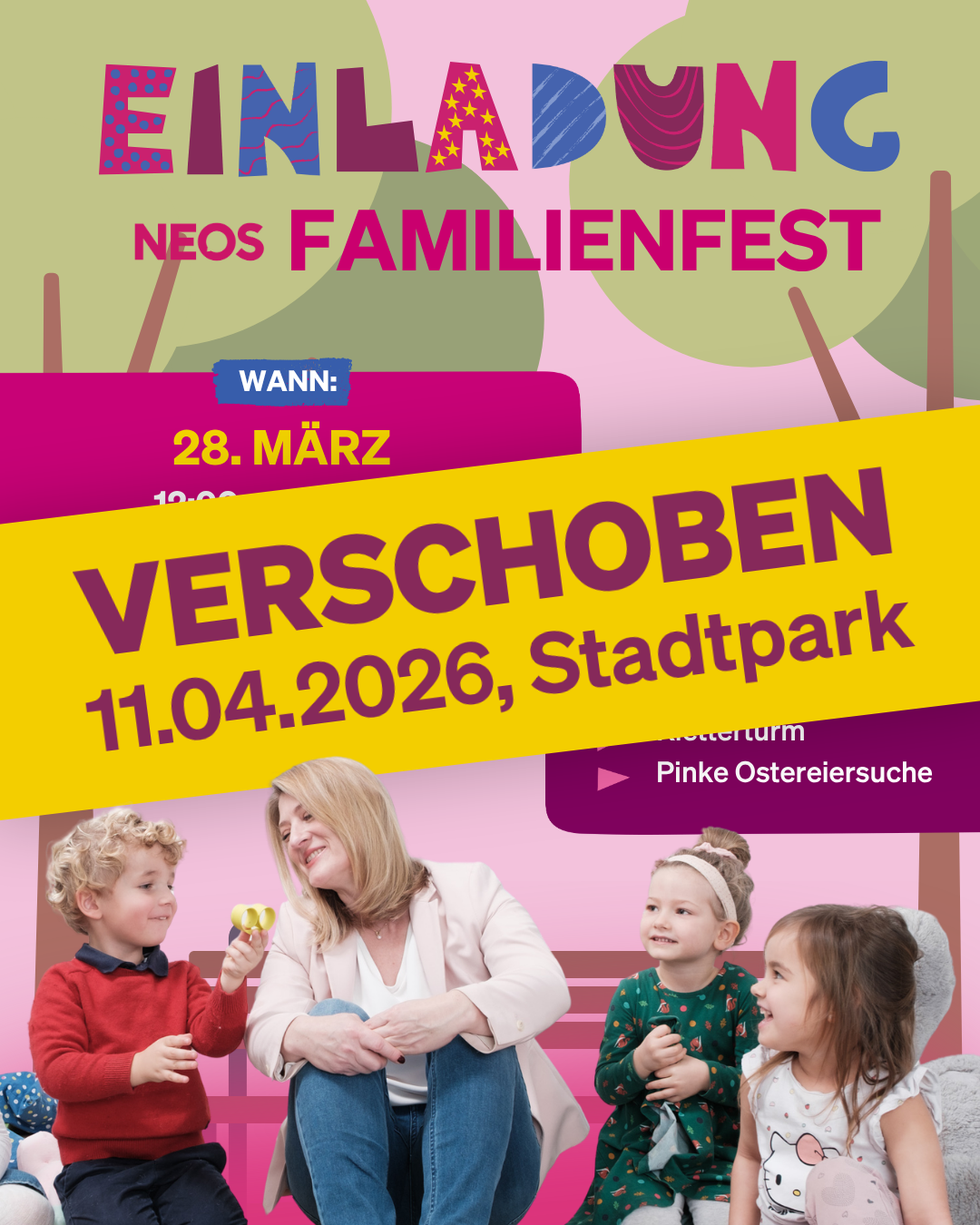 Familienfest Frontpage verschoben
