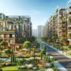 DALL·E 2024-01-22 16.07.11 - Create a photorealistic image depicting the theme of affordable housing in an urban setting, focusing on beautiful landscaping and a mix of small and 
