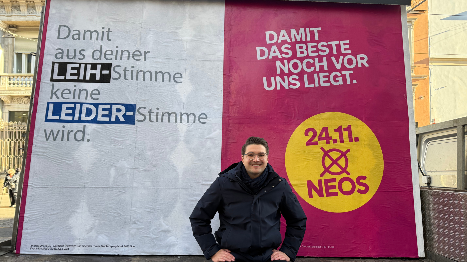 Niko Swatek warnt vor einer Leih-Stimme an die ÖVP.