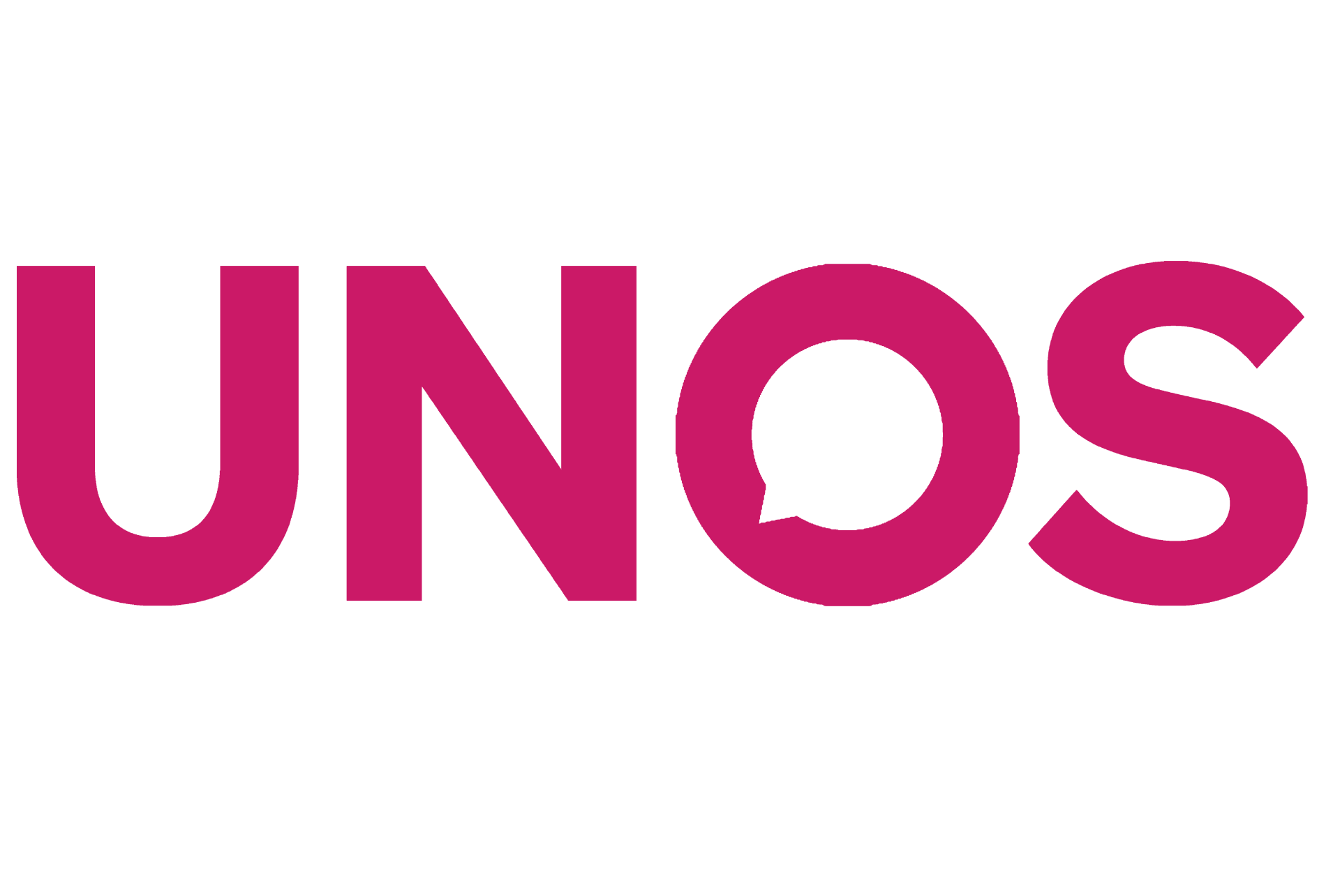 UNOS Logo standalone pink