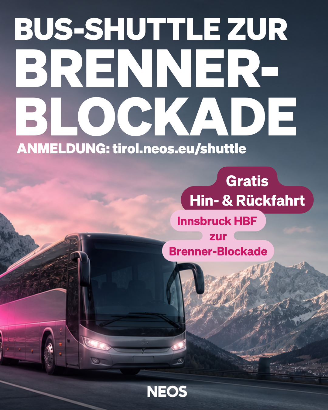 ANMELDUNG tirol.neos.eushuttle