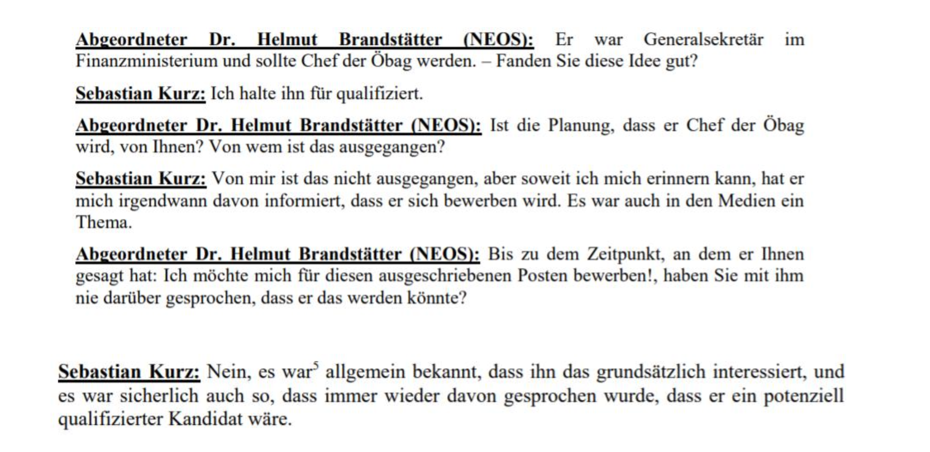 Protokoll Befragung Brandstätter - Kurz