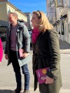 Beate und Janos Betriebsbesuch 2