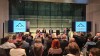 Diskussion zur „Zukunftsfreude“ im Parlament. Am Podium (v.l.n.r.): Markus Hofer (MIBA, UNOS), Verena Ehold (Umweltbundesamt), Lukas Sustala (NEOS Lab), Irmgard Griss (ehem. NR-Abg. und OGH-Präsidentin), Walter Feichtinger (Präsident, Center für Strategische Analysen).