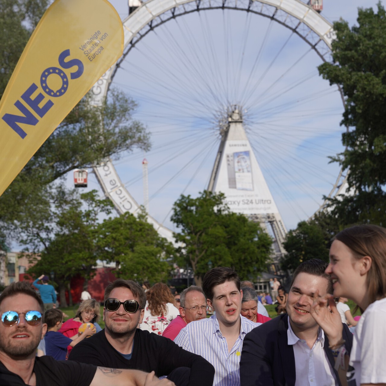 NEOS aktiv werden im Praterstern