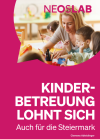 Cover Broschüre Publikation Broschüre Kinderbetreuung Steiermark
